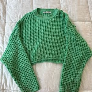 Green Knit Zara Sweater